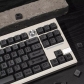 Grey Animals Party 104+38 PBT Dye-subbed Keycaps Set for Cherry MX Mechanical Gaming Keyboard